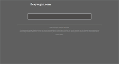 Desktop Screenshot of flexyvegan.com